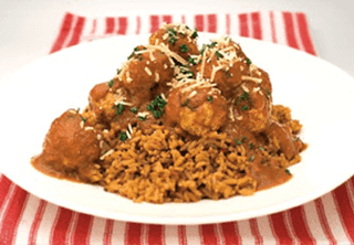 Photo of Mediterranean Meatballs and Tomato Rice