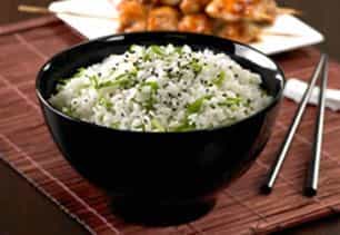 Photo of Black Sesame Rice with Teriyaki Chicken