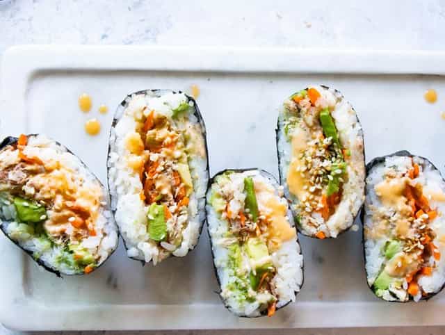 Photo of Onigirazu - Spicy Tuna Sushi Sandwich